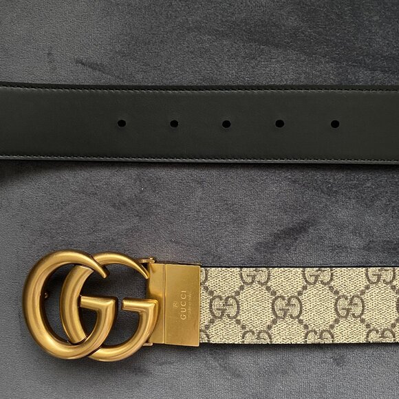 GUCCI GG Marmont Reversible Belt 95 - Picture 4 of 7